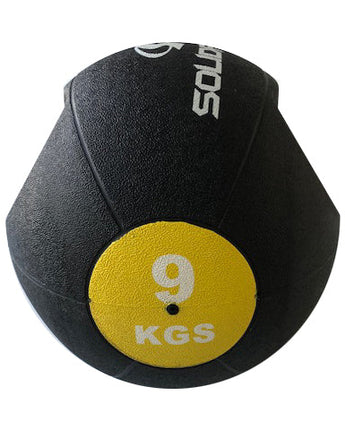 HyperFX 9kg Medicine Ball - Double Grip - Black