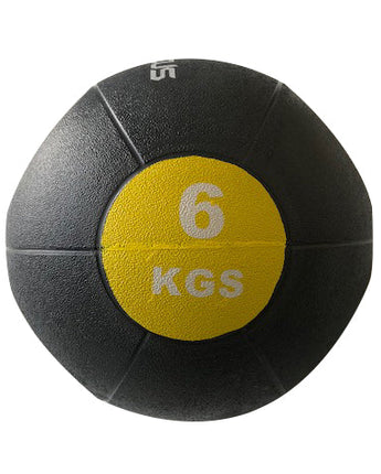 HyperFX 6kg Medicine Ball - Double Grip - Gray