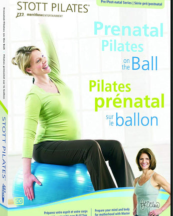 Prenatal pilates on the ball