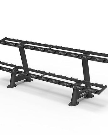 Spirit Fitness Two Tier Dumbell Rack