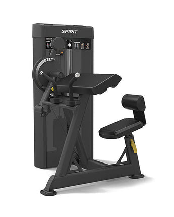 Spirit Fitness Dual Selectorized Seated Bicep Curl / Tricep