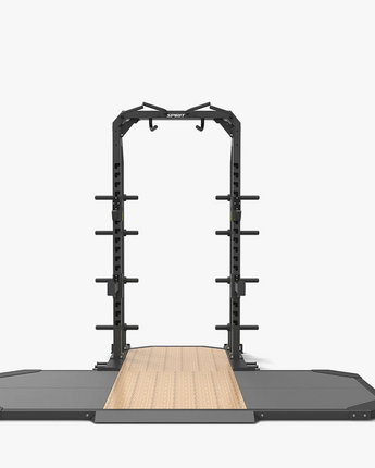 Spirit Fitness Half Power Rack with Platform