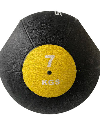 HyperFX 7kg Medicine Ball - Double Grip - Black